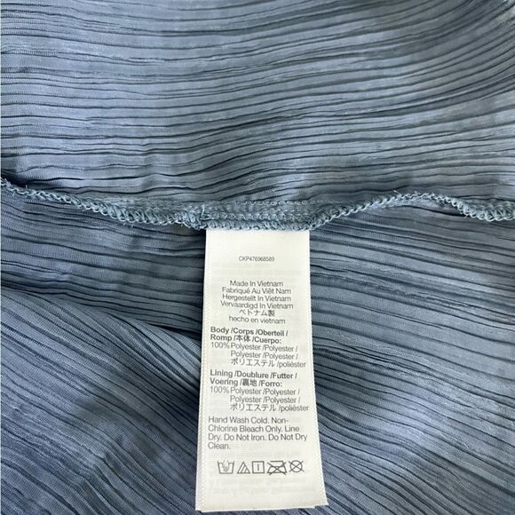 Madewell The Goldie Dress in Plissé NWT Size 00 - Picture 6 of 14